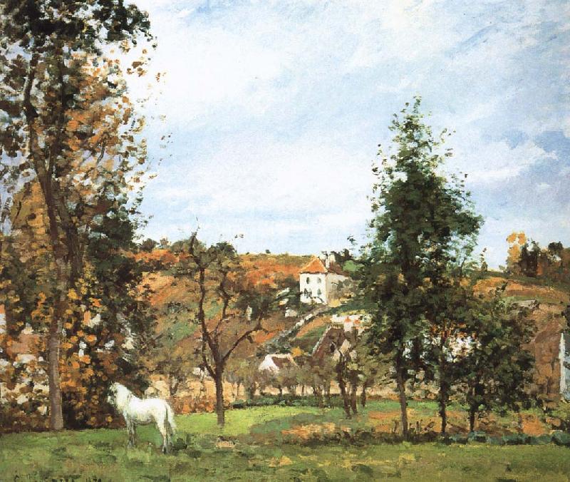 Camille Pissarro Pang Schwarz housing plan Germany oil painting art